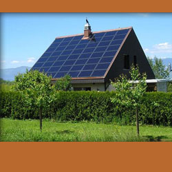 solar powered house